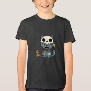 Heksenkat Voodoo-pop Tri-Blend Shirt