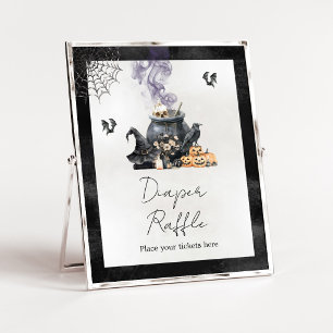 Heksenketel Baby is Borrelend Luierspel Teken Poster