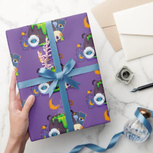 Heksenketel kookdrankje onder het maanlicht cadeaupapier
