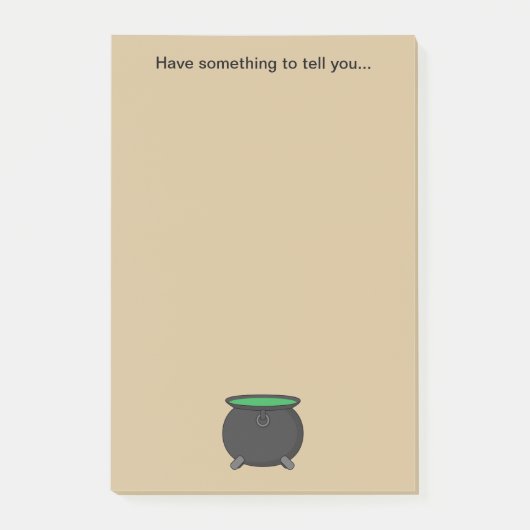 heksenketel | Tekst toevoegen Post-it® Notes (Voorkant)