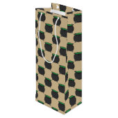 Heksenketel Wijn Cadeautas (Achterkant Gekanteld)