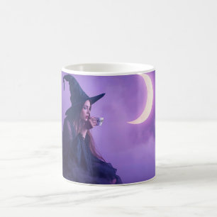 Heksenkoffiekop   Maanlicht Halloween Beker Koffiemok