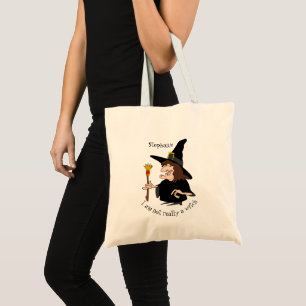Heksenontwerp Halloween Trick Or Treat Tote Bag