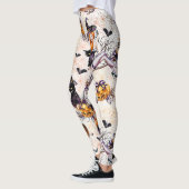 Heksenpatroon Halloween Leggings (Links)