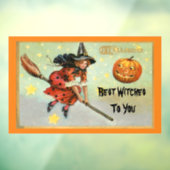  heksenraamsluiting raamsticker (Vel 3)