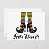 heksenschoenen briefkaart (Voorkant / Achterkant)