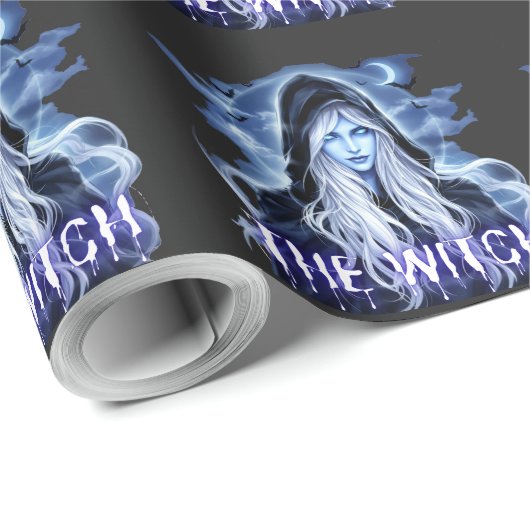 Heksenthema Halloween Cadeaupapier (Rol Hoek)