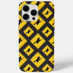 Heksenwaarschuwing Halloween iPhone 15 Pro Max Hoesje