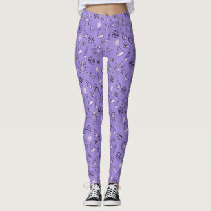 Hekserig Occulte Symbolen Patroon - Mystiek Magisc Leggings
