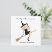 hekserige halloween, eenvoudig, (Staand voorkant)