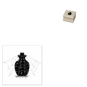 Hekserige Halloween -- Magische Fles Rubberstempel