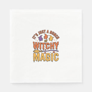 Hekserige Magische Halloween Typografie Design_1 Servet