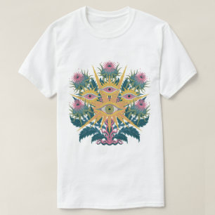 Hekserige occulte botanische grafische afbeelding t-shirt