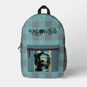 Hekserij en Tovenaarschap, Halloween Griezelen Ged Bedrukte Rugzak