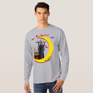 Hekserij Fun Grijs Halloween T-Shirt