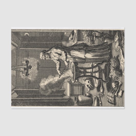 Hekserij Halloween Feestcadeau Tissuepapier (Voorkant)