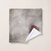 hekserij | Hart met rode en gouden bloedingsdruppe Bad Handdoek (Wasdoekje)