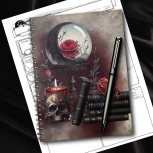 hekserij Magische items Spellbooks en Crystal Ba Notitieboek