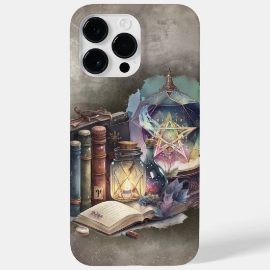 hekserij | Pastel Spellbook Tomes en Crystal Ball Case-Mate iPhone Case (Achterkant)