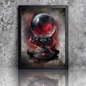 hekserij | Smoky Red Jeweled Magical Crystal Ball Tissuepapier