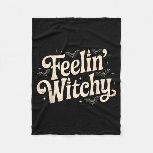Heksig Grappig Kostuum Griezel Feestje Vintage Fleece Deken
