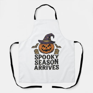 Hekspompoen Halloween Vintage Gravure Shirt De Schort