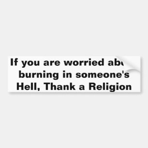 Hel bumpersticker