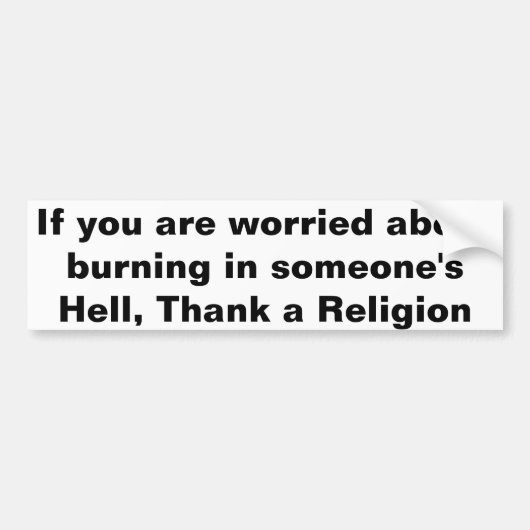 Hel bumpersticker (Voorkant)