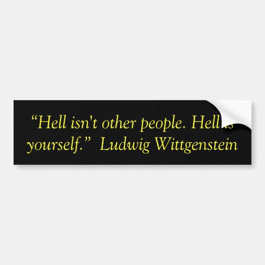 hel bumpersticker (Voorkant)
