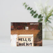 hel heet briefkaart (Staand voorkant)