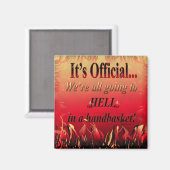 Hel in een handmand magneet (Voorkant / Achterkant)