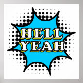 Hel Ja striptekst Poster (Voorkant)
