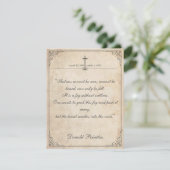 Helaas is het niet te zien - Funeral Card (Staand voorkant)