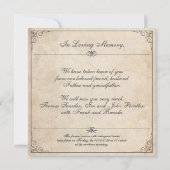 Helaas is het niet te zien - Funeral Card (Achterkant)