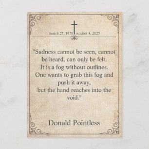 Helaas is het niet te zien - Funeral Card Feestdagenkaart