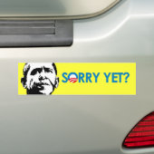 Helaas nog bumpersticker (Op auto)