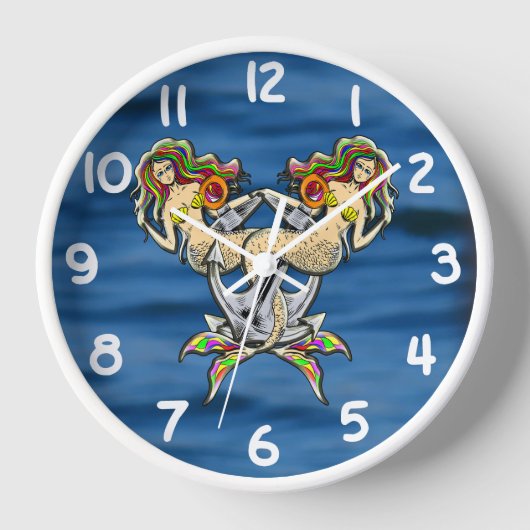 Helaas zeemeerminnen bij anker (Voorkant)