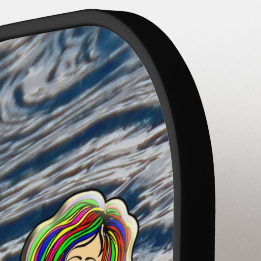 Helaas zeemeerminnen bij anker pickleball paddle (Links Detail)