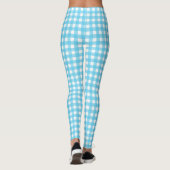 Helcerulean blue gingham leggings (Achterkant)