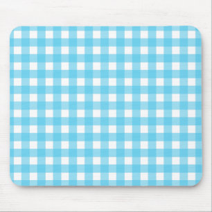 Helcerulean blue gingham muismat