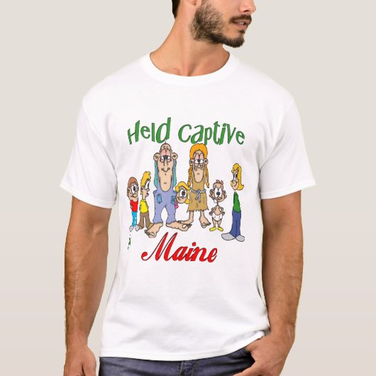 Held Captive in Maine T-shirt (Voorkant)