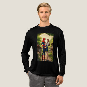 "Held ontmoet Hart" Tri-Blend Shirt