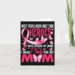 Helden Ik Draag Roze Voor Mijn Moeder Borstkanker Kaart