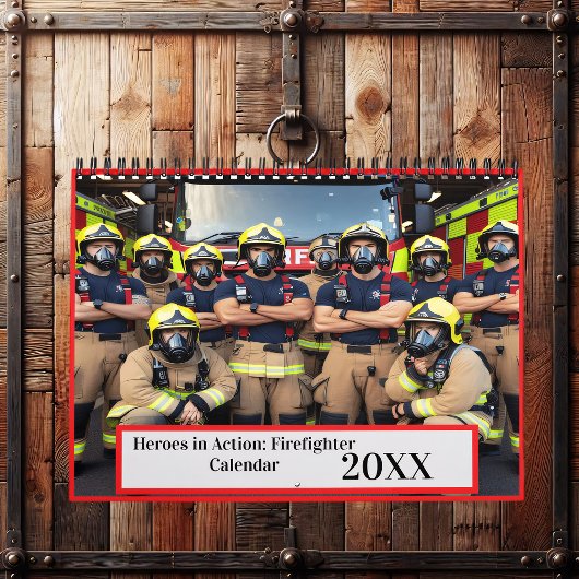 Helden in actie: brandweerman 20XX Kalender