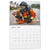 Helden in actie: brandweerman 20XX Kalender (Feb 2026)