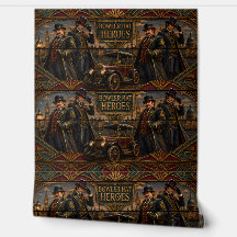 Helden met hoed wallpaper/huis/badkamer/keuken/