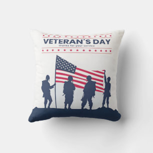 Helden van Amerika vieren – Veteranendag 2025 Kussen