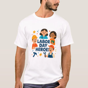 Helden van Dag van de Arbeid T-shirt