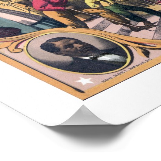 helden van de gekleurde ras poster (Hoek)