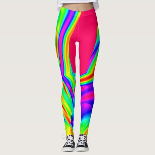 Helder Abstract Leggings (Voorkant)